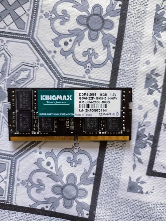 Memória RAM  DDR4 16GB 