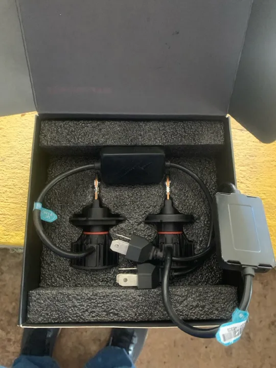 Par de Lâmpadas Led H4 para farol