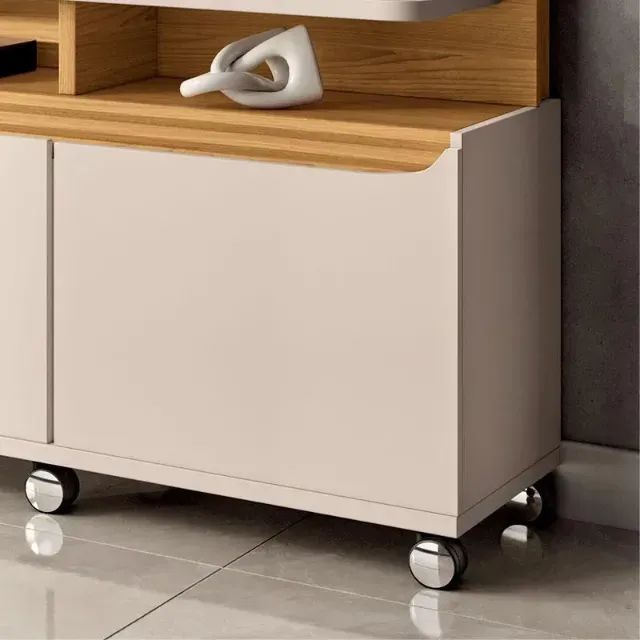 Rack Home Quantum 2Pts 1Gv Off White.Cinamomo HB Moveis - Entrega Rápida!  - Foto 2