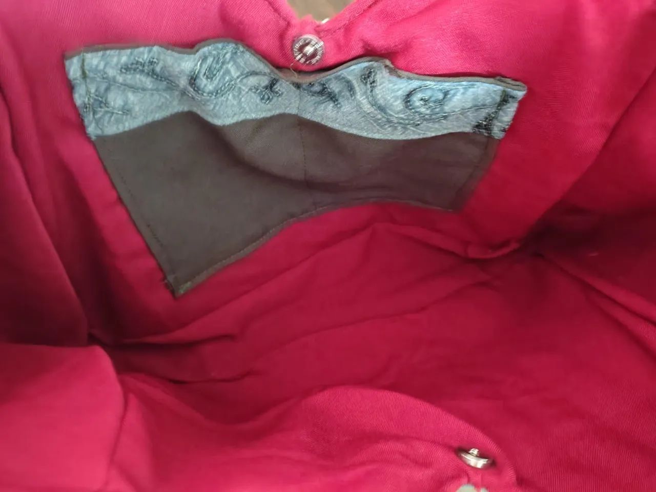Bolsa Jeans Artesanal - Foto 2