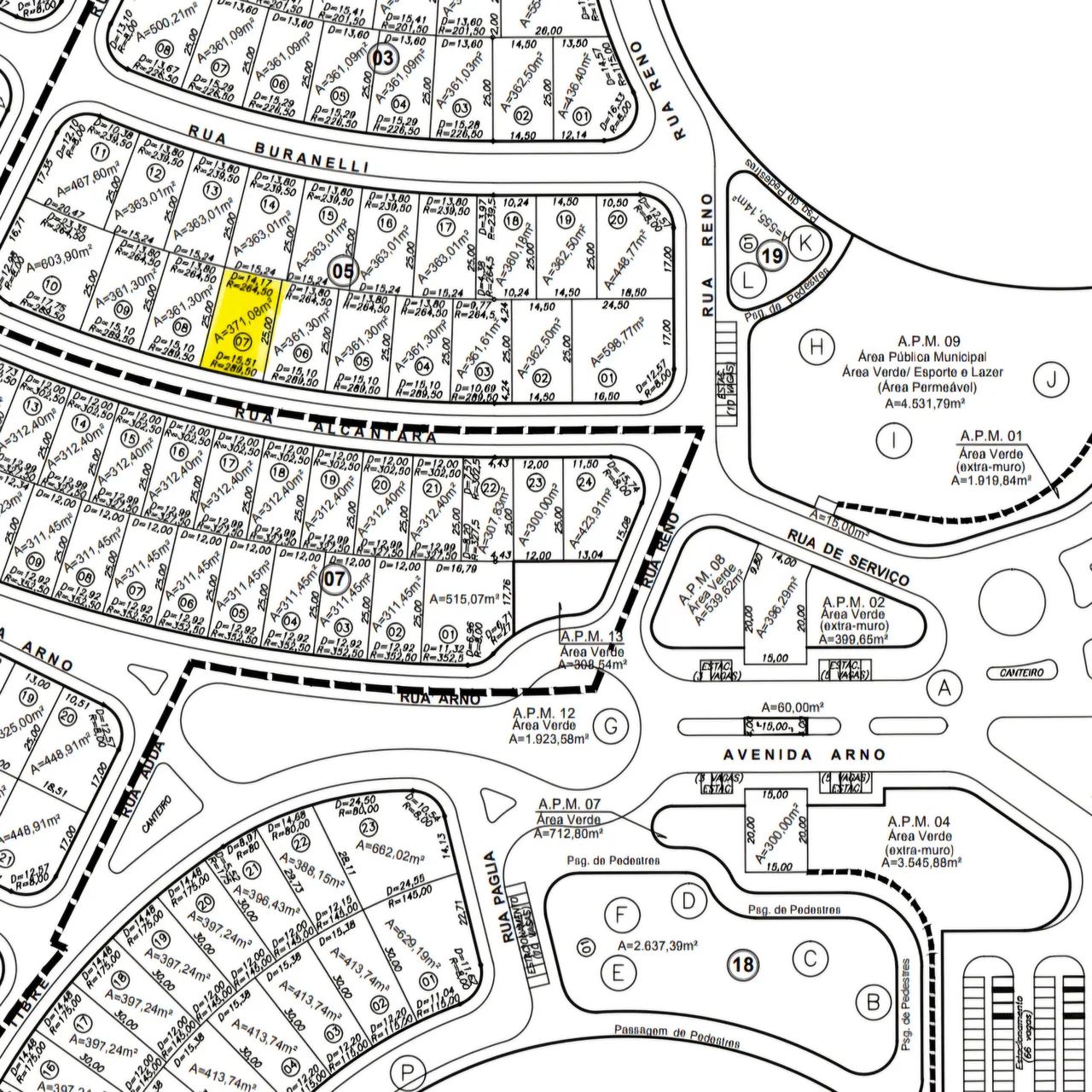 Lote no Condomínio Villagio Toscana -371,08 m² - Foto 3