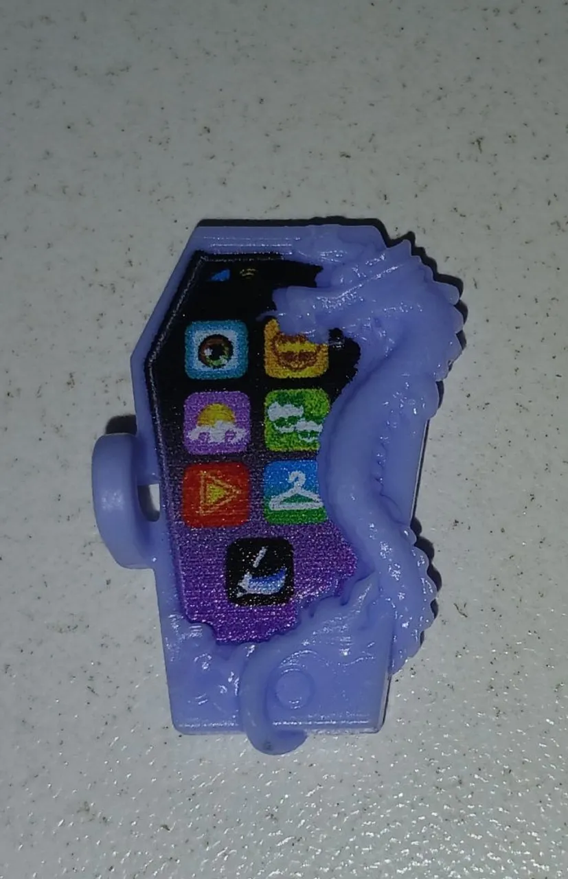 ACESSORIO BONECA MONSTER HIGH JINAFIRE LONG G3 G 3 CELULAR TELEFONE DRAGÃO