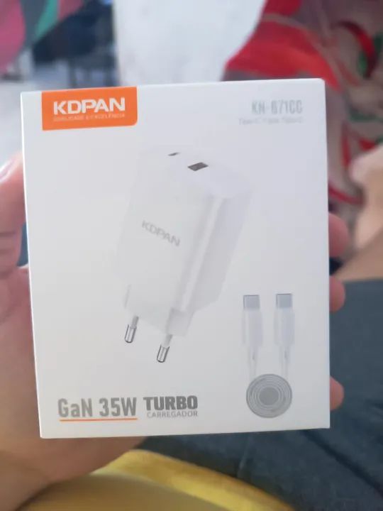 Carregador Turbo 35W Kdpan para Smartwatch - Novo