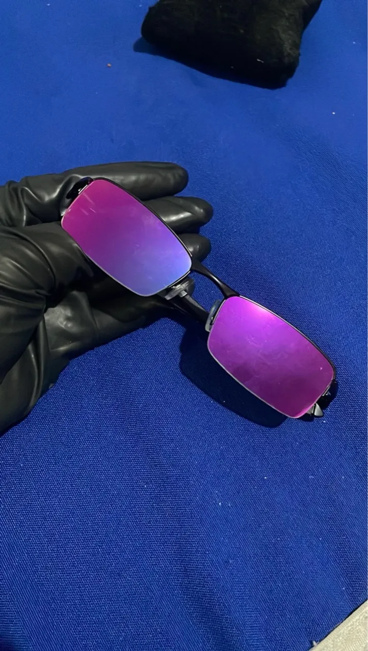 Óculos de Sol com Lentes Rosas Espelhadas