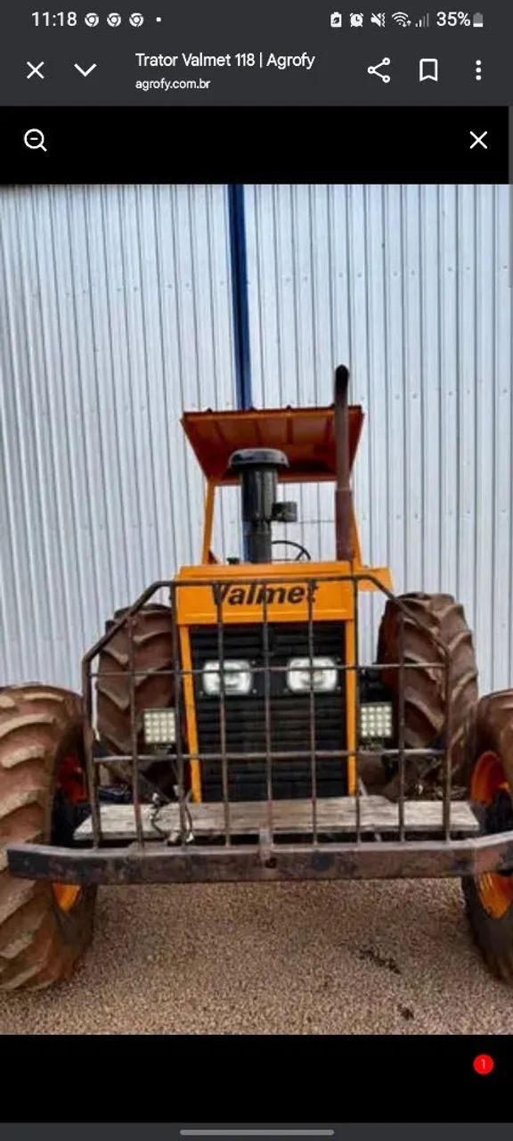 Trator Valmet 118.4 - Foto 3