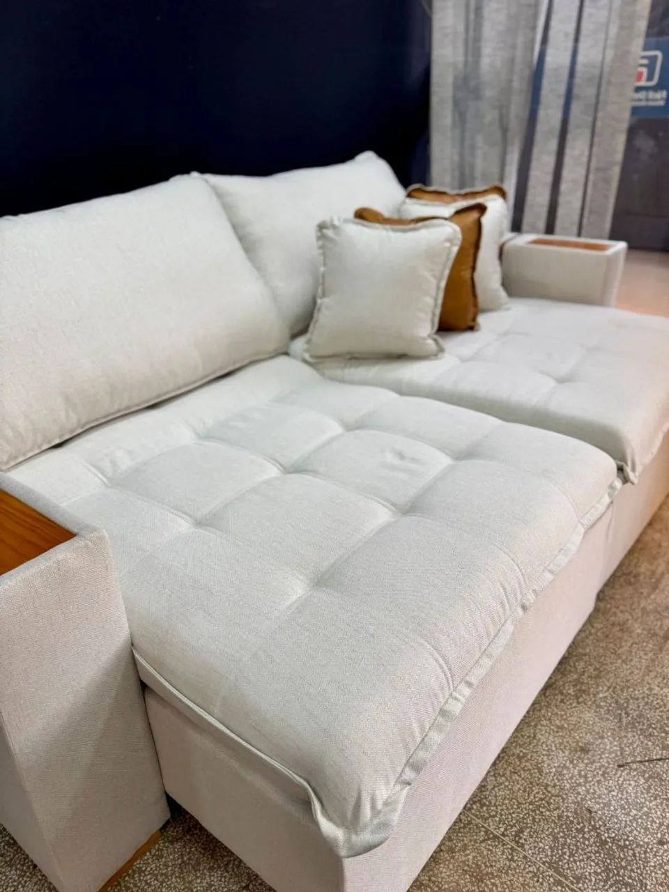 Sofá cama de linho  - Foto 4