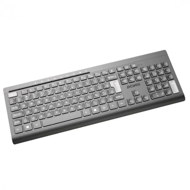 Teclado Sem Fio USB Pcyes PTOSFWAB - WZetta - Foto 3