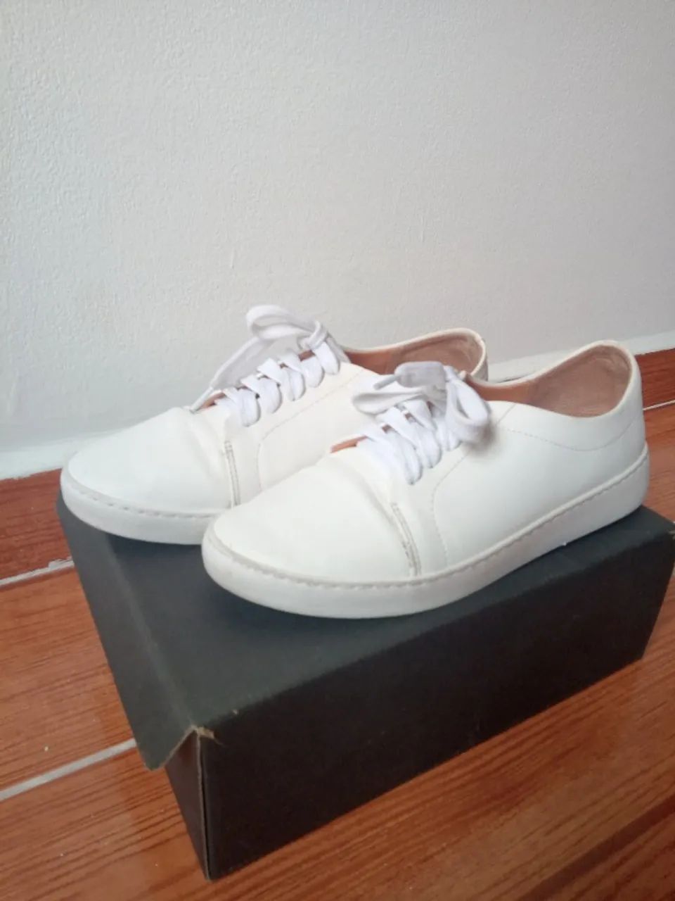 Tênis branco feminino 37 - Foto 2