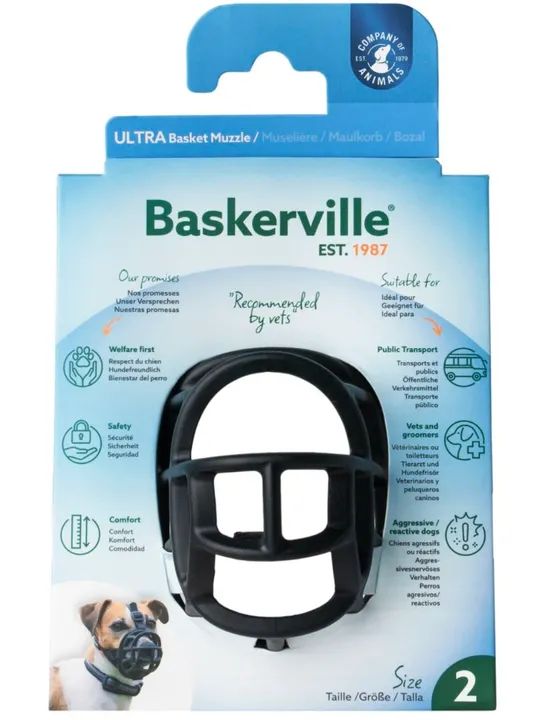 Focinheira Baskerville Tamanho P
