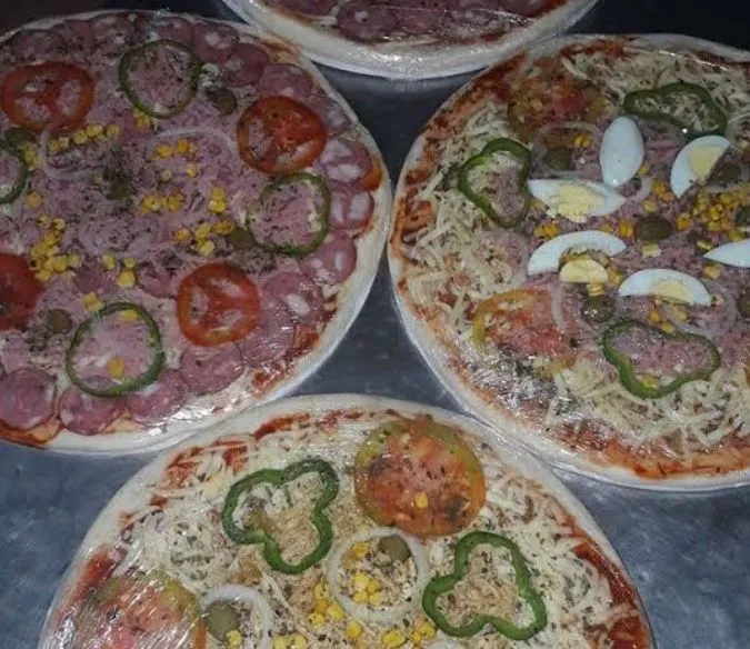 Pizzas deliciosas prontas para entrega
