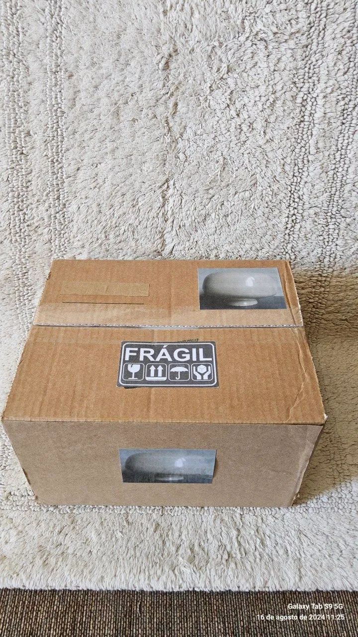 Luminária de Teto tipo Globo Esférica Branca - Foto 2