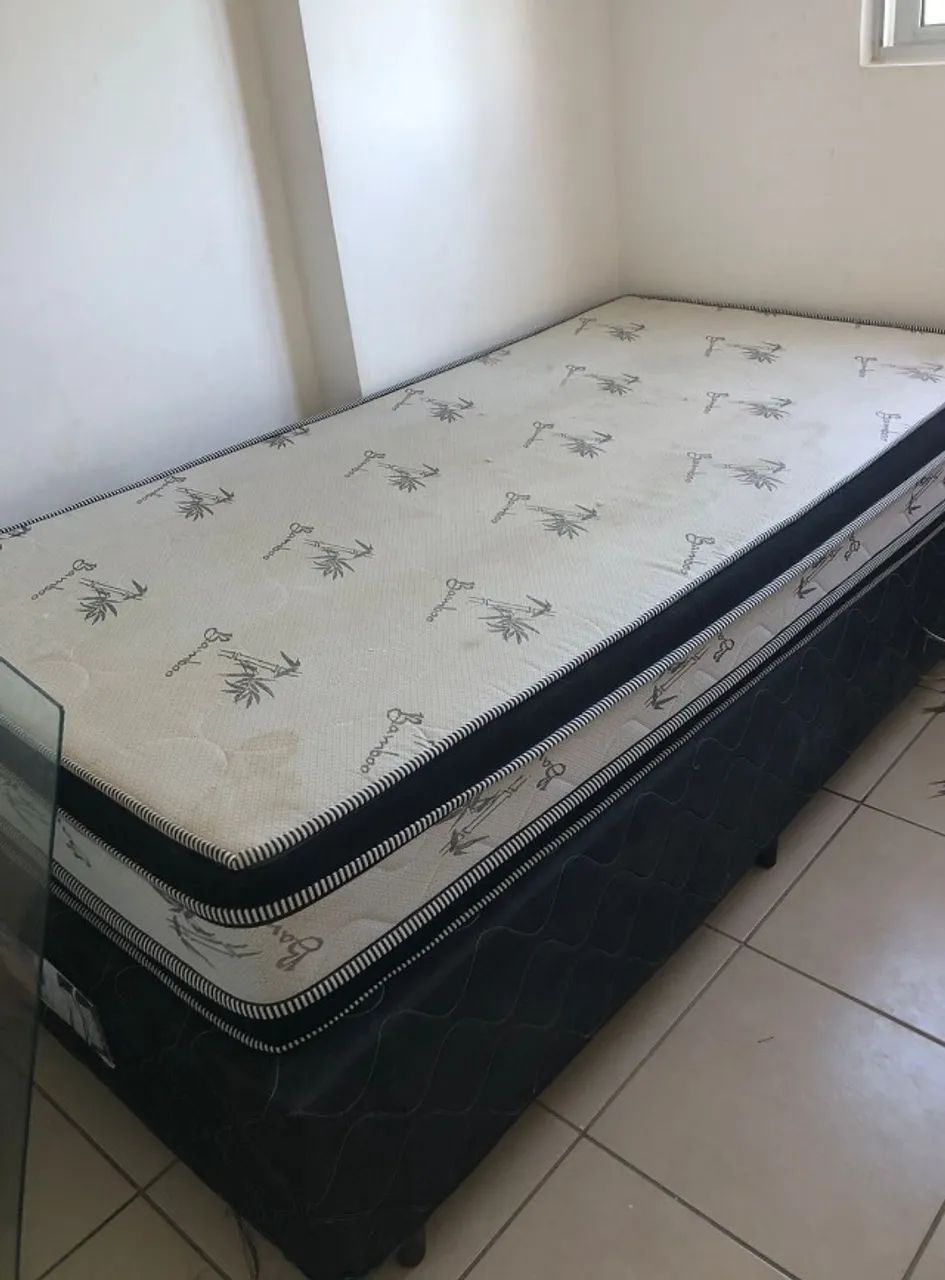 Cama Box Solteirão + Colchão Bamboo - Foto 2