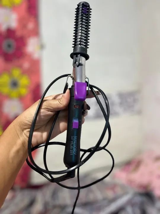 Escova secadora da lizz mais cacheador e modelador de cabelo  - Foto 3