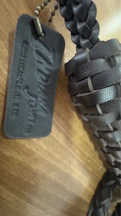 Chicote de couro Indian Jones Original - Foto 3