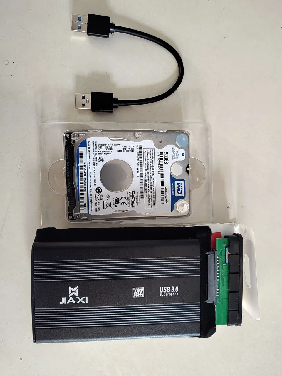 HD Externo 500GB WD + Case + Cabo USB 3.0 - Foto 4