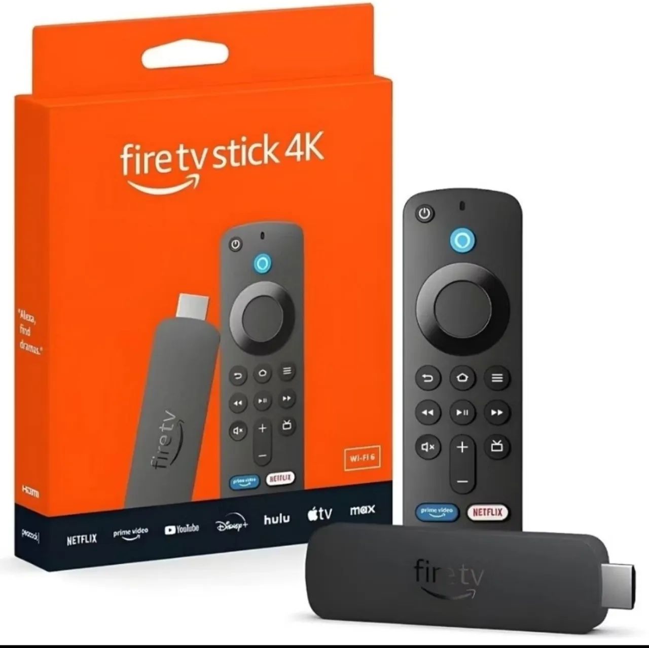 Fire TV Stick 4K Amazon Wifi6 Alexa integrada Pronto entrega Sorocaba 