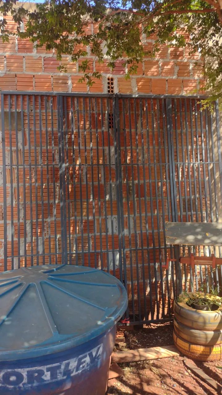 Portão de ferro para sua segurança!