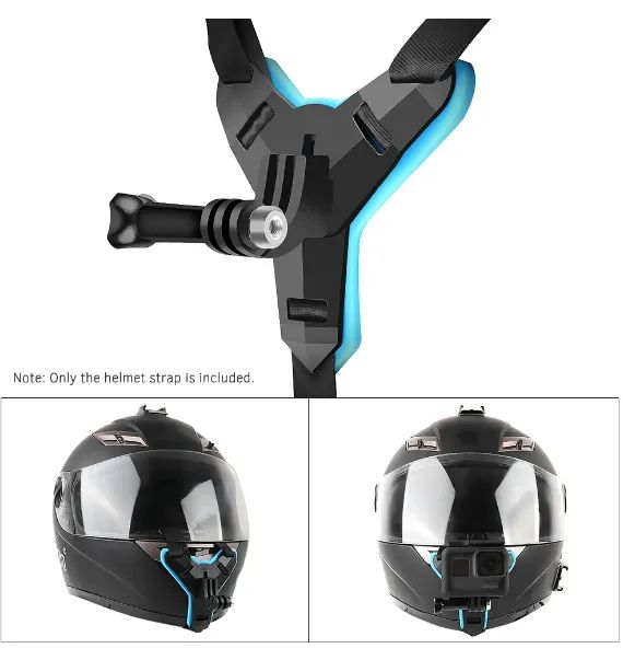 Suporte Queixo Para Capacete De Gopro Sjcam Cameras De Ação celular  - Foto 3