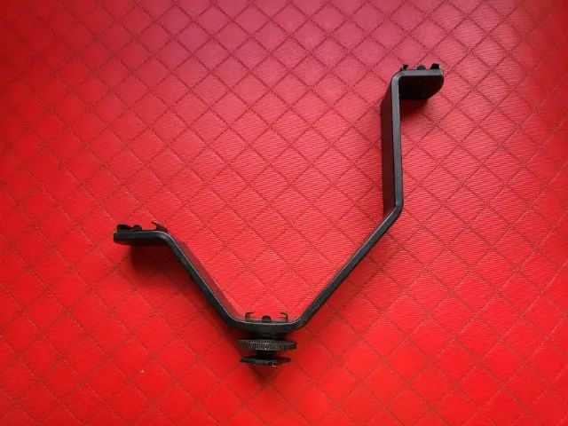 Braço V Sapata Suporte Apoio Led Microfone Flash Camera Dslr - Foto 3