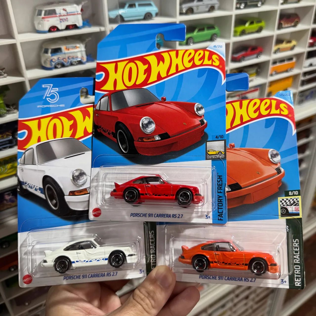 Hot Wheels Porsche 911 Carrera RS 2.7 Variação de Cores