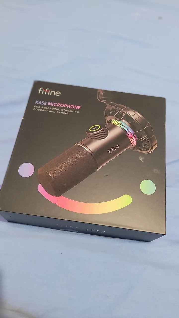 Microfone Fifine K658 para Streaming e Podcast