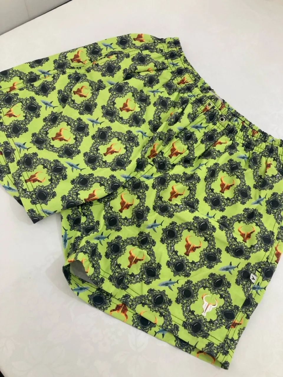 Shorts de Praia Toro Estiloso com Estampa Exclusiva - Foto 3