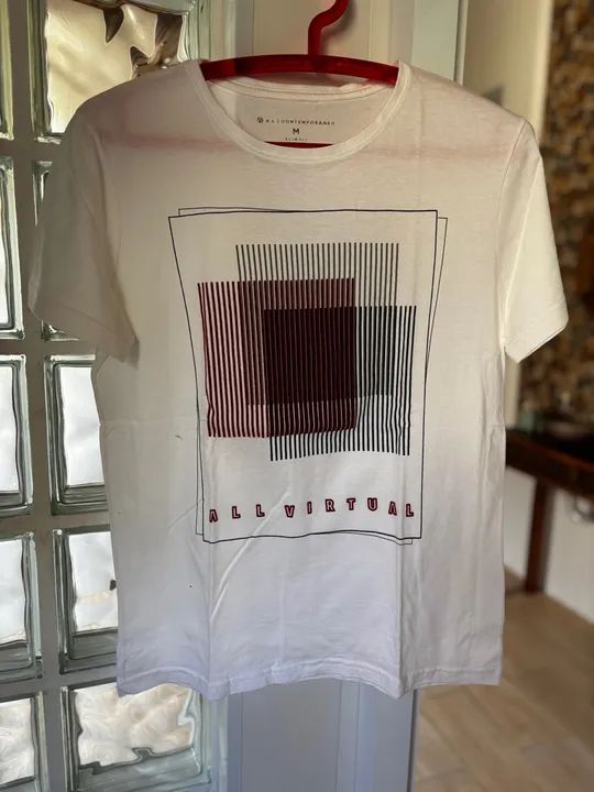 Camiseta All Virtual - M - Branca