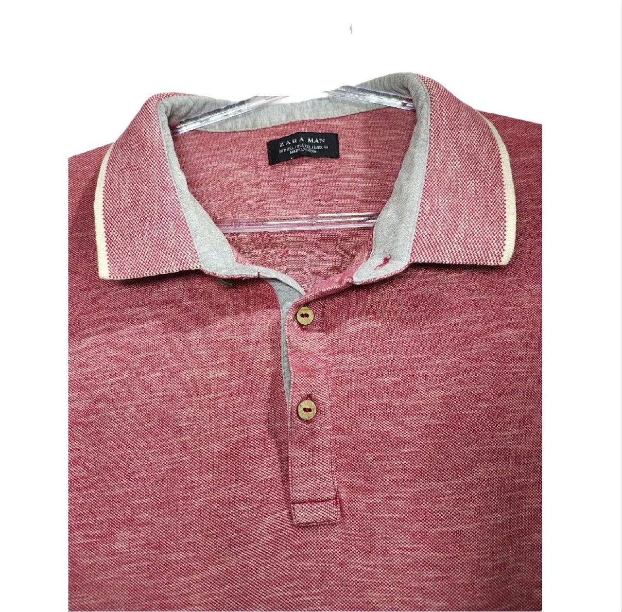 Camisa Polo Masculino Zara  - Foto 4