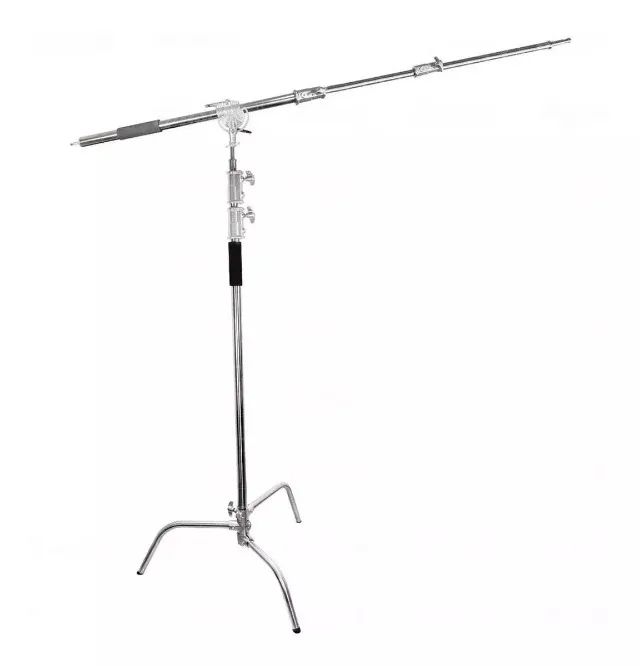 Tripé Girafa Profissional aço Inox 3m novinho - Foto 2