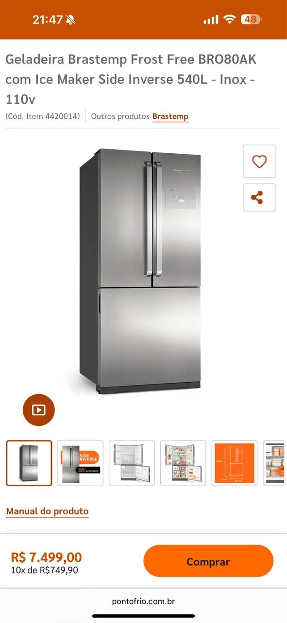 GELADEIRA BRASTEMP - Foto 3