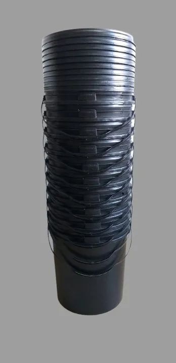 Baldes pretos kit 5 peças - Foto 3