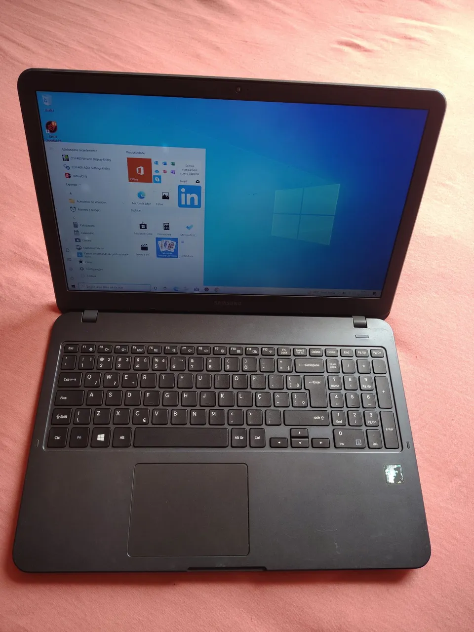 Notebook Samsung core i3 7 ger hd 500 tudo ok