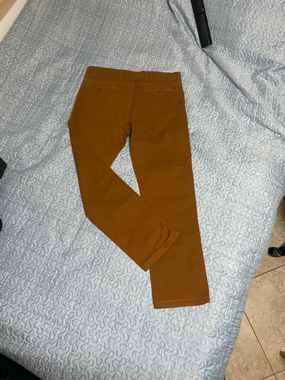 Calça Sarja Marrom - BIVIK - Tam 40 - Foto 2