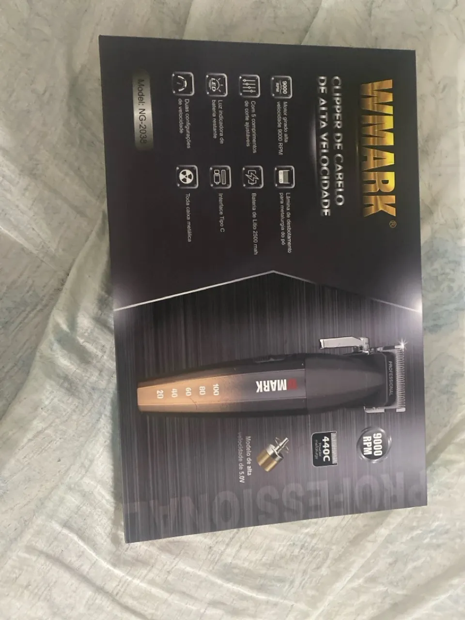 Máquina de Corte de Cabelo WMARK Profissional