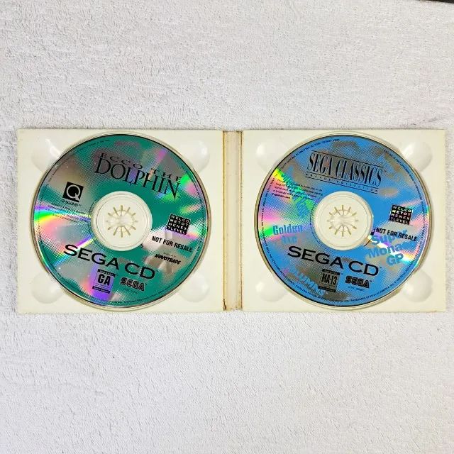 Ecco The Dolphin e Sega Classics Origniais Sega CD - Mega Drive