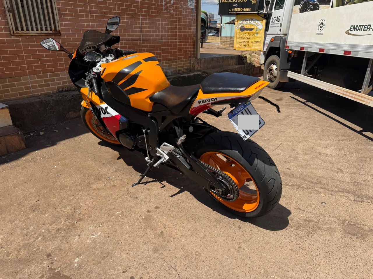 Motorcycle Cbr 600 Incidentata Motos Honda CBR RA IX Ceilândia