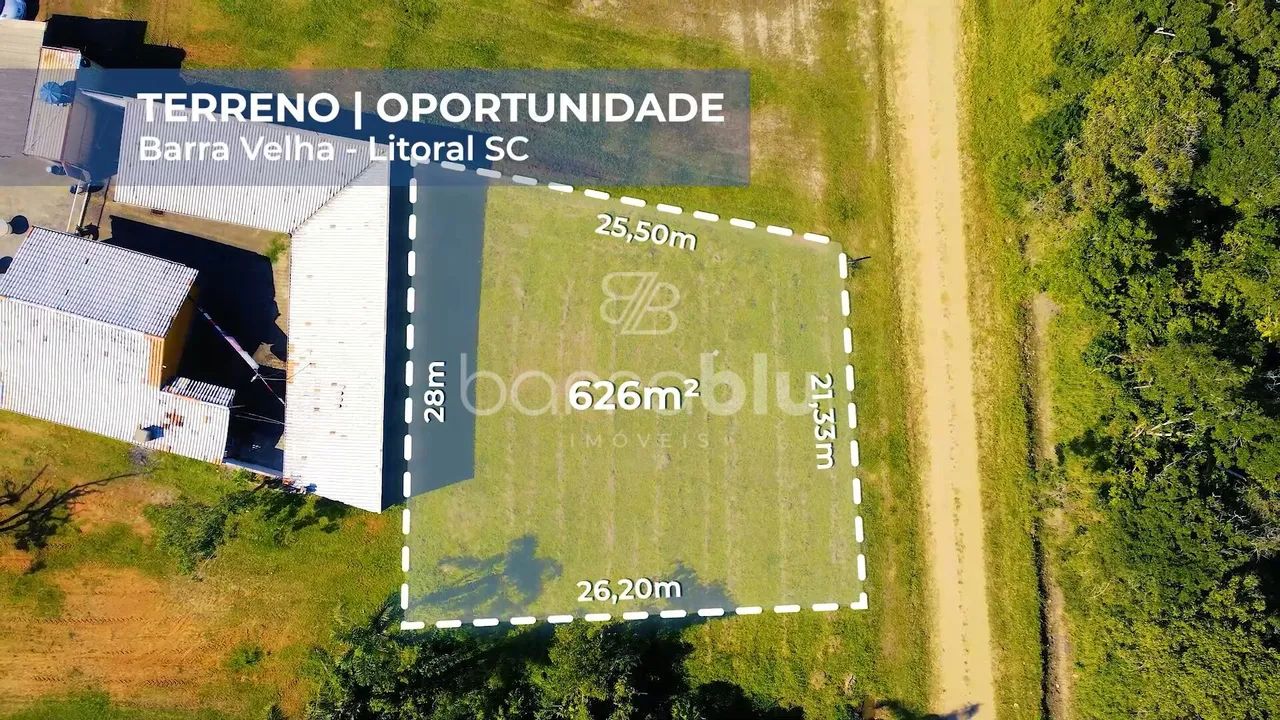 Terreno 626m²  frente para Ponte Pênsil  Quinta dos Açorianos. Barra Velha SC - Foto 2