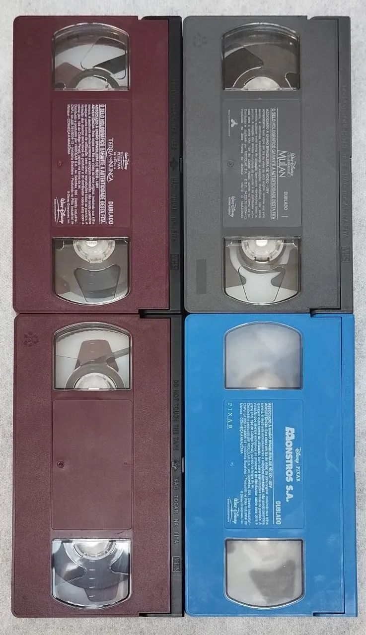 4 Fitas VHS - Desenho animado - Foto 4