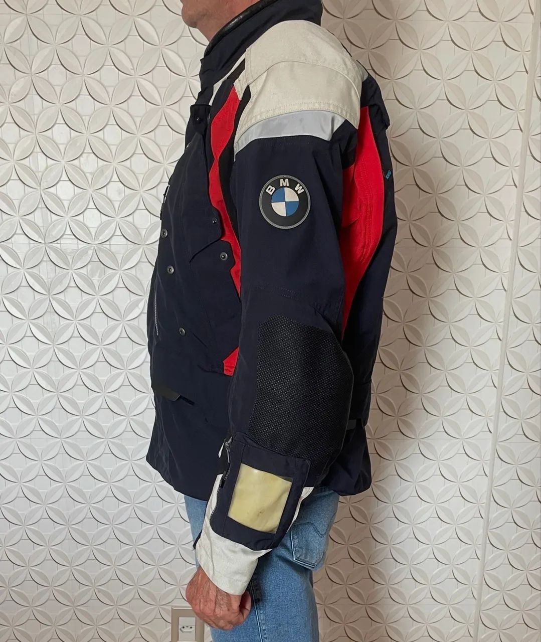 Jaqueta original BMW Rallye nr 52 com capa impermeável  - Foto 3