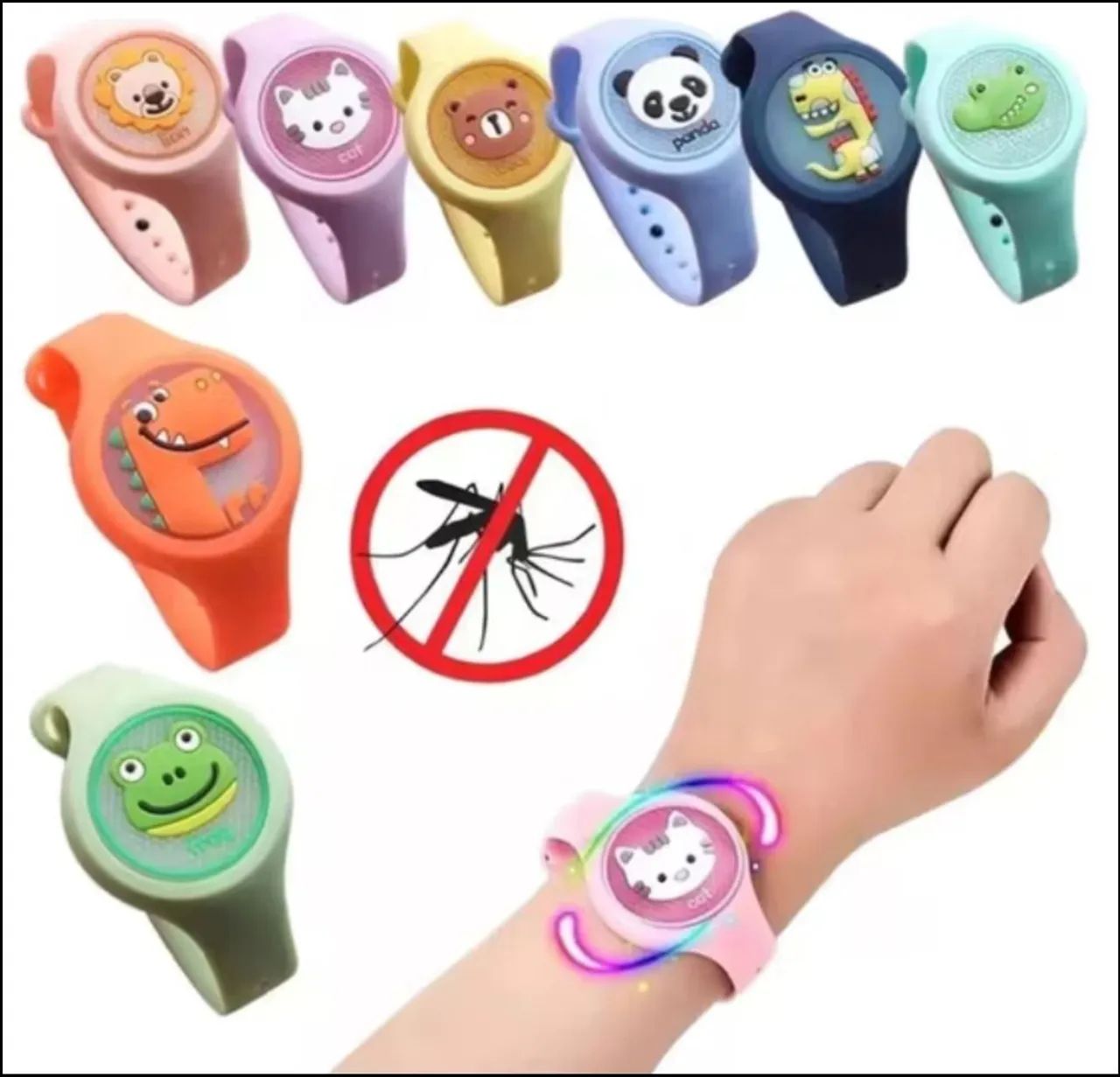 Pulseiras repelente de mosquitos