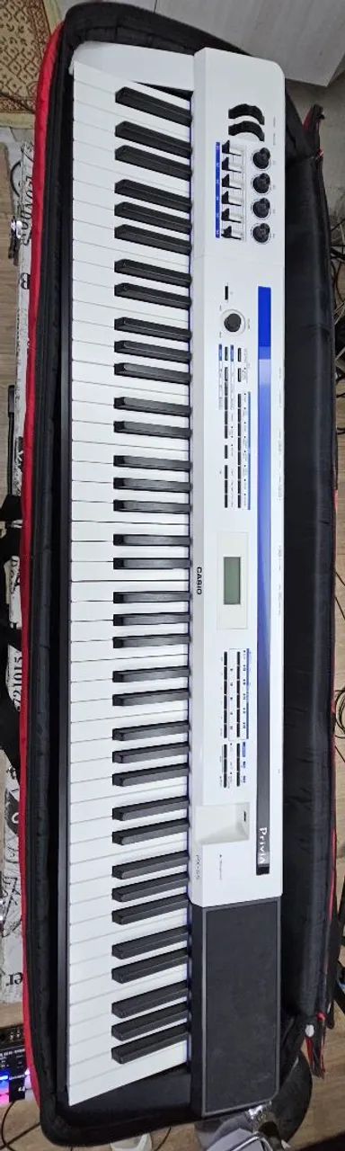 Teclado Casio Privia PX-5s + capa para tranporte e pedal