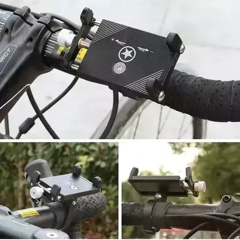 Suporte De Celular P/ Bicicleta E Moto Em Alumínio - C-251 - 1190 - Foto 4