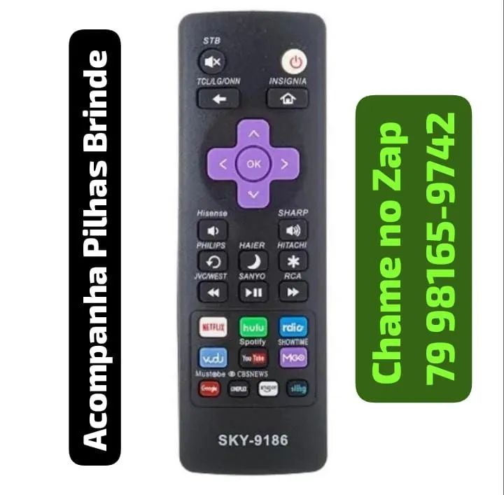 Controle Remoto Para 3930br Roku Express - Foto 4