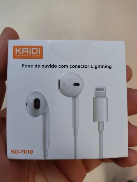 Fone de Ouvido Lightning