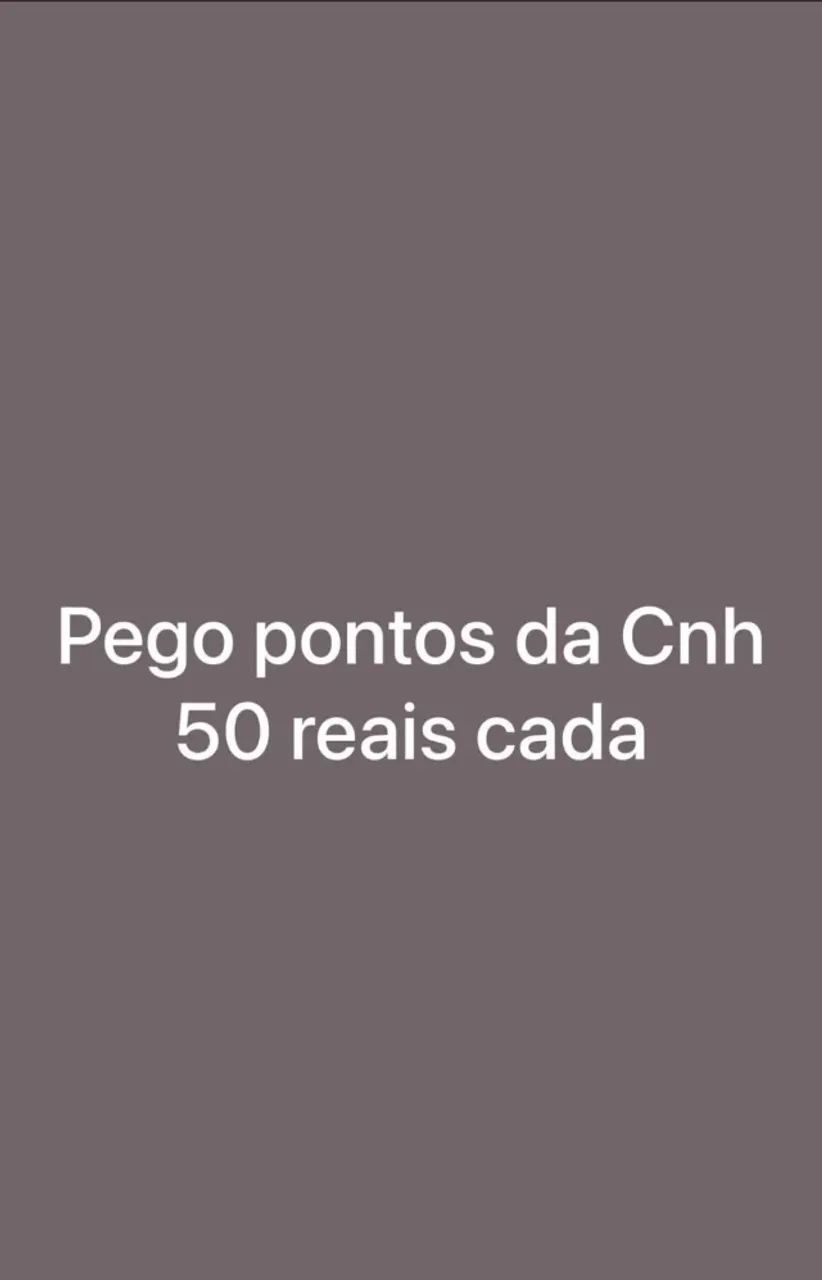 Aceito pontuação só chamar