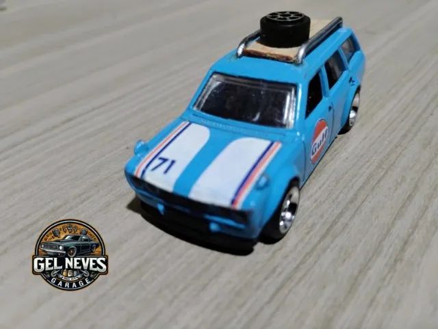 hot wheels datsun 510 wagon custom - Foto 3