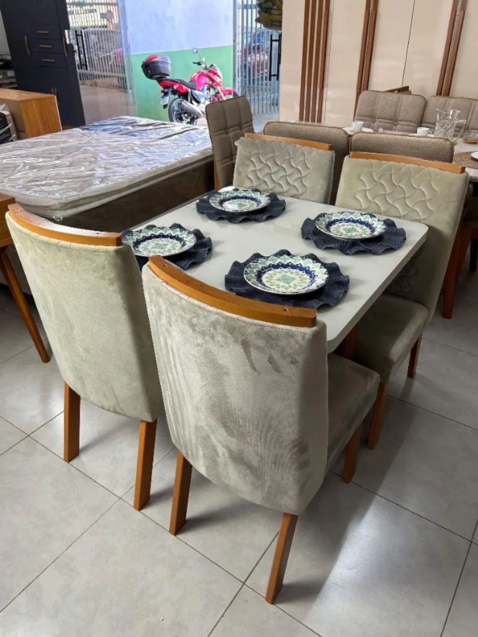  Conjunto de Mesa Sentra com 4 Cadeiras - Bom Pastor  - Foto 5