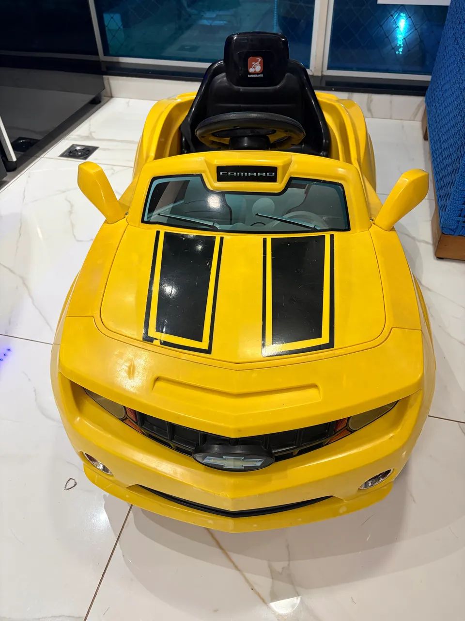 Carro Elétrico Infantil - Camaro Amarelo original - Bandeirantes - Foto 2