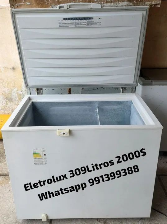 Freezer Eletrolux 309 litros estado de novo perfeito  - Foto 2