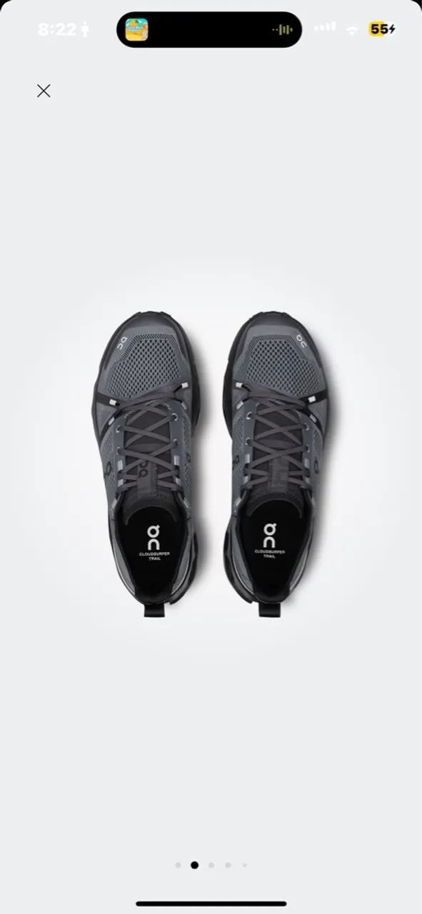 OPORTUNIDADE!!!!  Tênis Cloudsurfer Trail Eclipse | Black - Foto 2